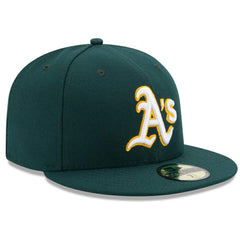 Athletics New Era Road Authentic Collection On Field 59FIFTY Performance Fitted Hat - MLB