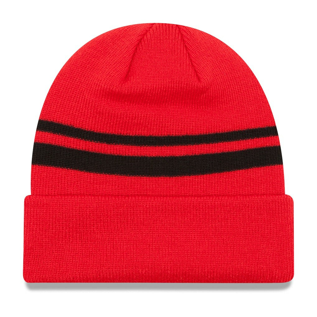 Kansas City Chiefs New Era Team Logo Cuffed Knit Hat Red | NFL