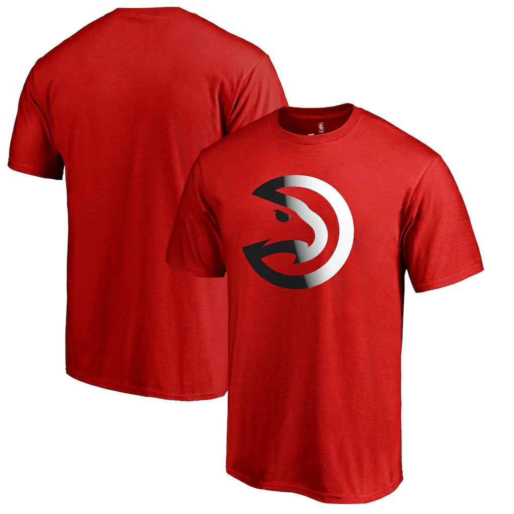 Atlanta Hawks Gradient Logo T-Shirt Red - NBA
