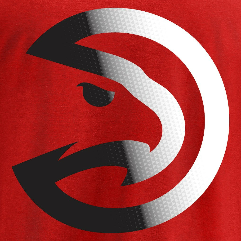 Atlanta Hawks Gradient Logo T-Shirt Red - NBA