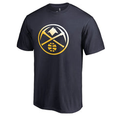 Denver Nuggets Gradient Logo T-Shirt Navy - NBA