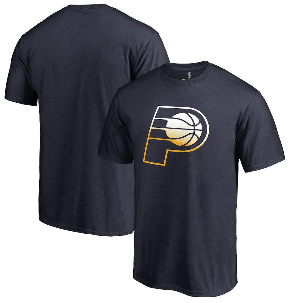 Indiana Pacers Gradient Logo T-Shirt Navy - NBA