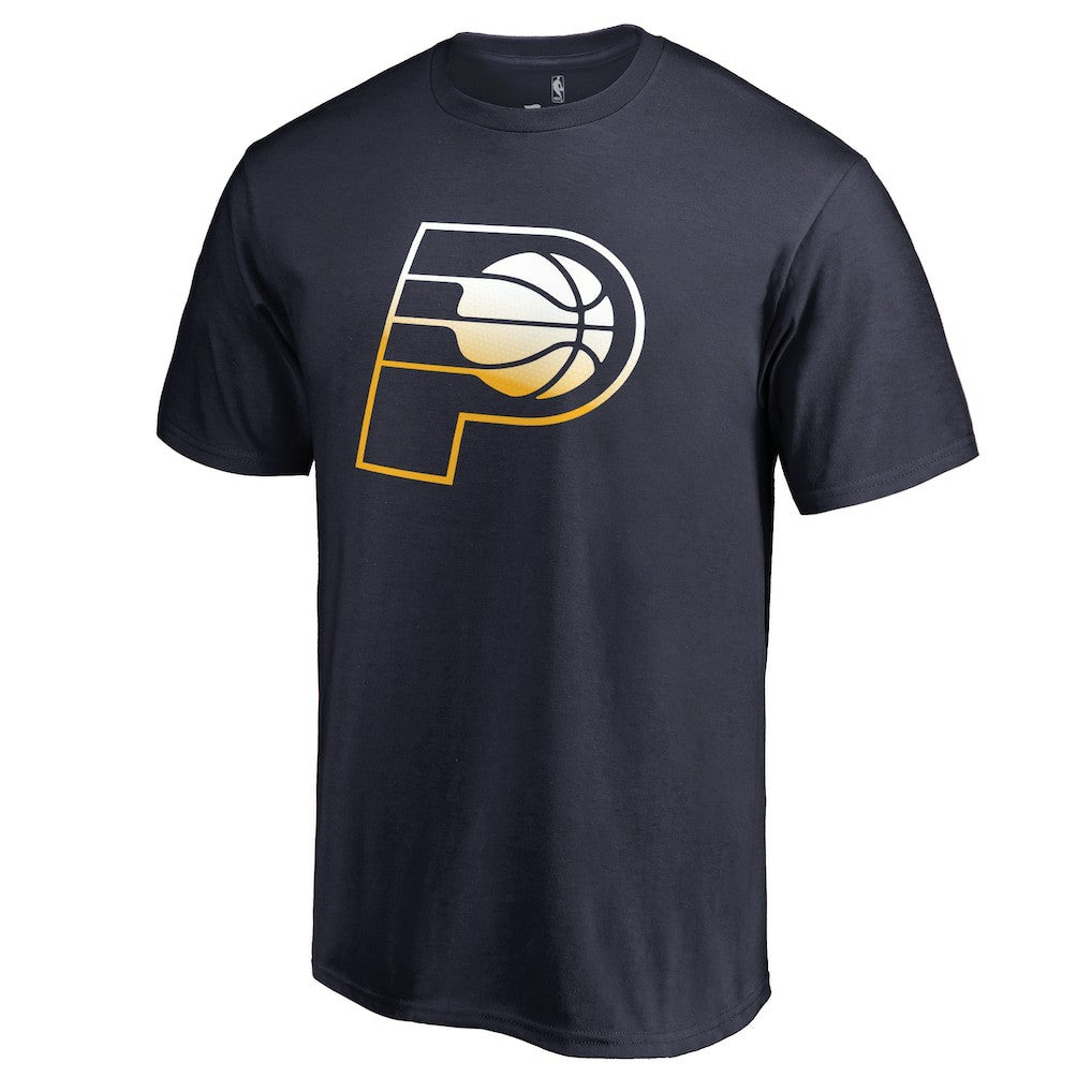 Indiana Pacers Gradient Logo T-Shirt Navy - NBA