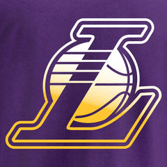 Los Angeles Lakers Gradient Logo T-Shirt Purple - NBA