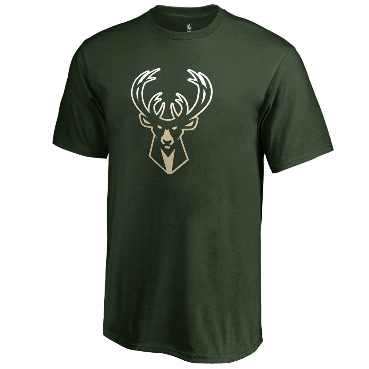 Milwaukee Bucks Gradient Logo T-Shirt Green - NBA