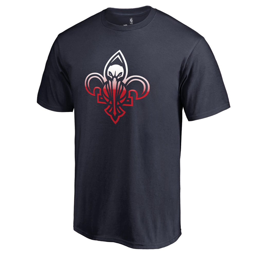 New Orleans Pelicans Gradient Logo T-Shirt Navy - NBA