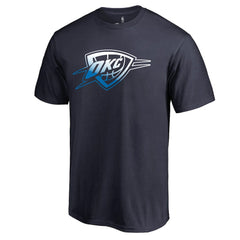 Oklahoma City Thunder Gradient Logo T-Shirt Navy - NBA