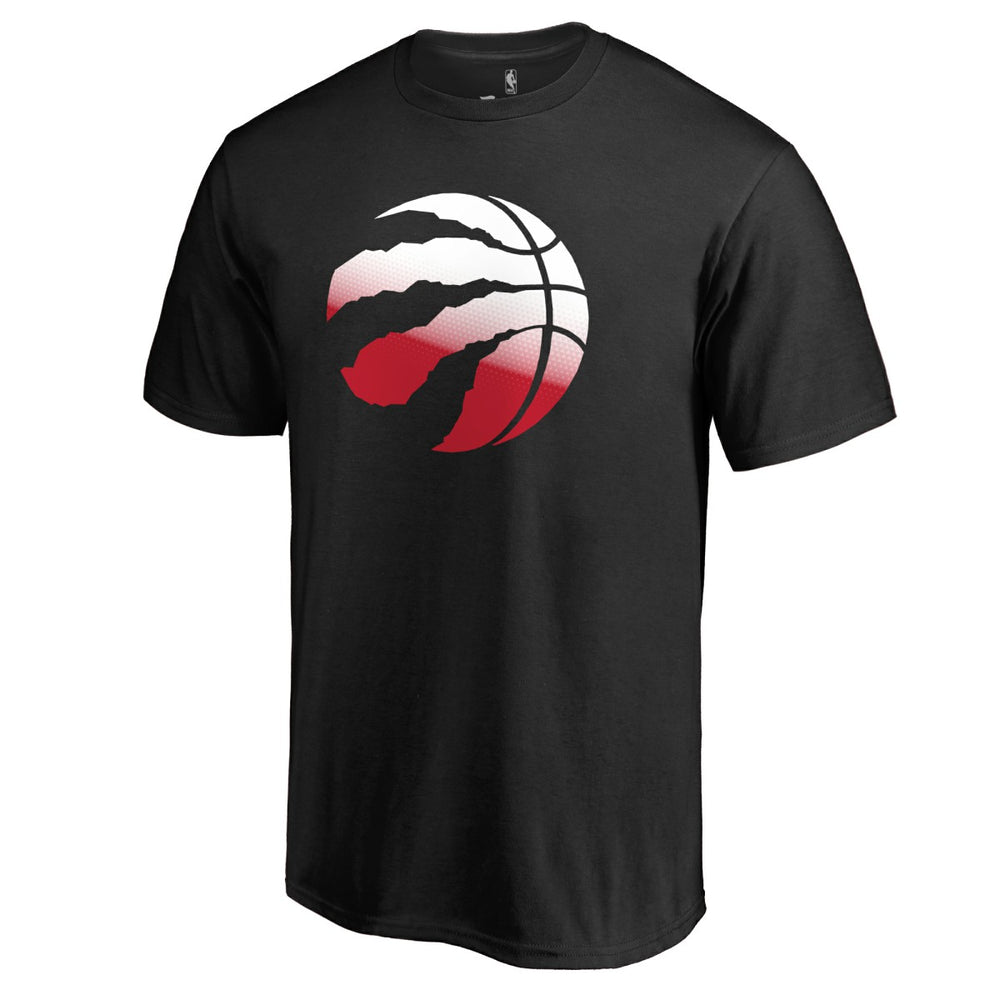 Toronto Raptors Gradient Logo T-Shirt Black - NBA