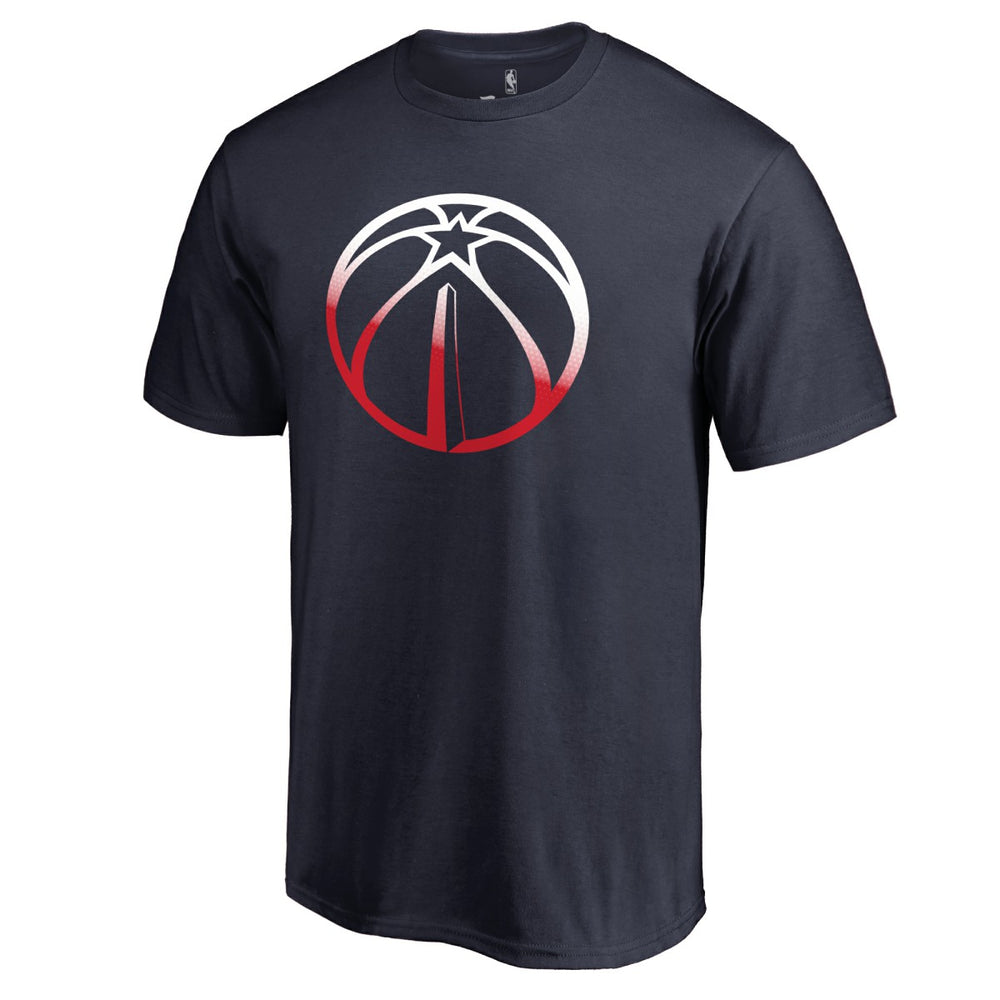 Washington Wizards Gradient Logo T-Shirt Navy - NBA