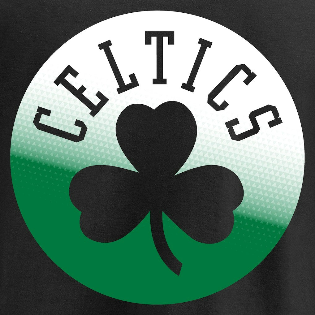 Boston Celtics Gradient Logo Pullover Hoodie Black - NBA