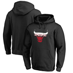 Chicago Bulls Gradient Logo Pullover Hoodie Black - NBA