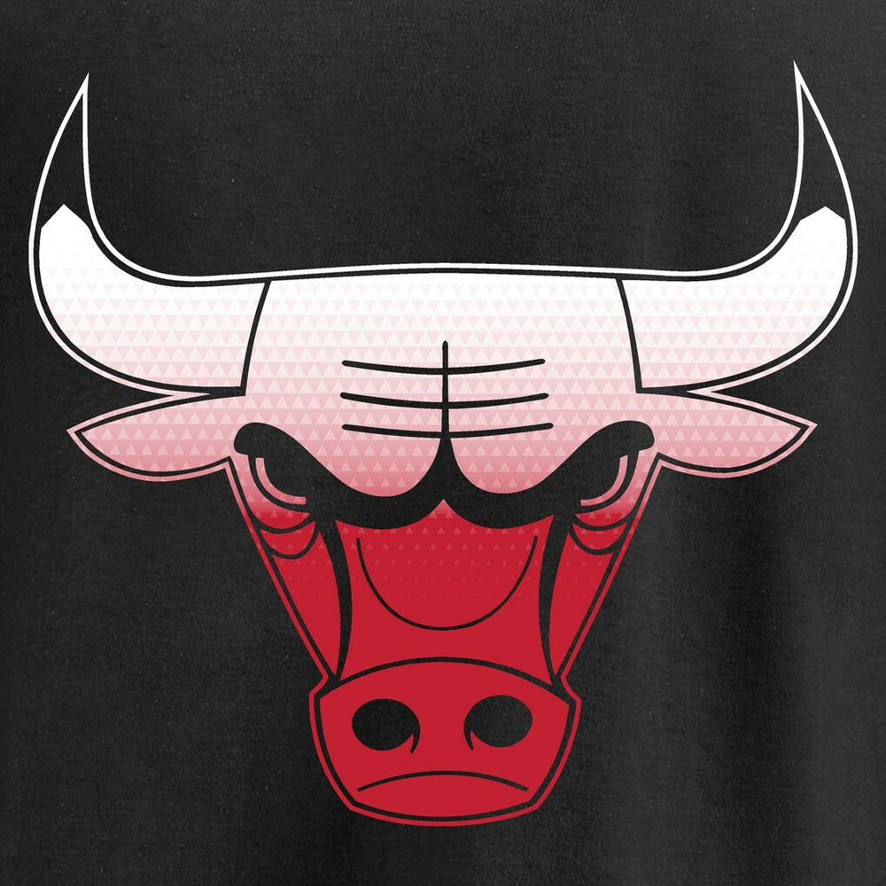 Chicago Bulls Gradient Logo Pullover Hoodie Black - NBA
