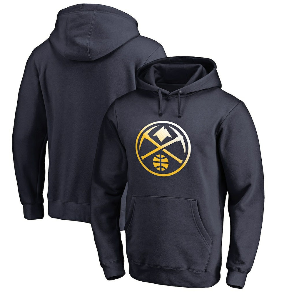 Denver Nuggets Gradient Logo Pullover Hoodie Navy - NBA