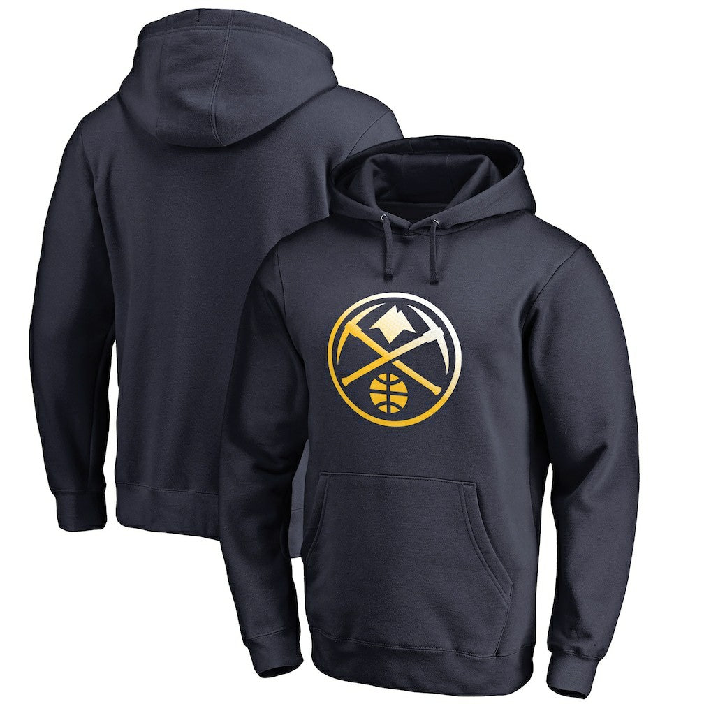 Denver Nuggets Gradient Logo Pullover Hoodie Navy - NBA