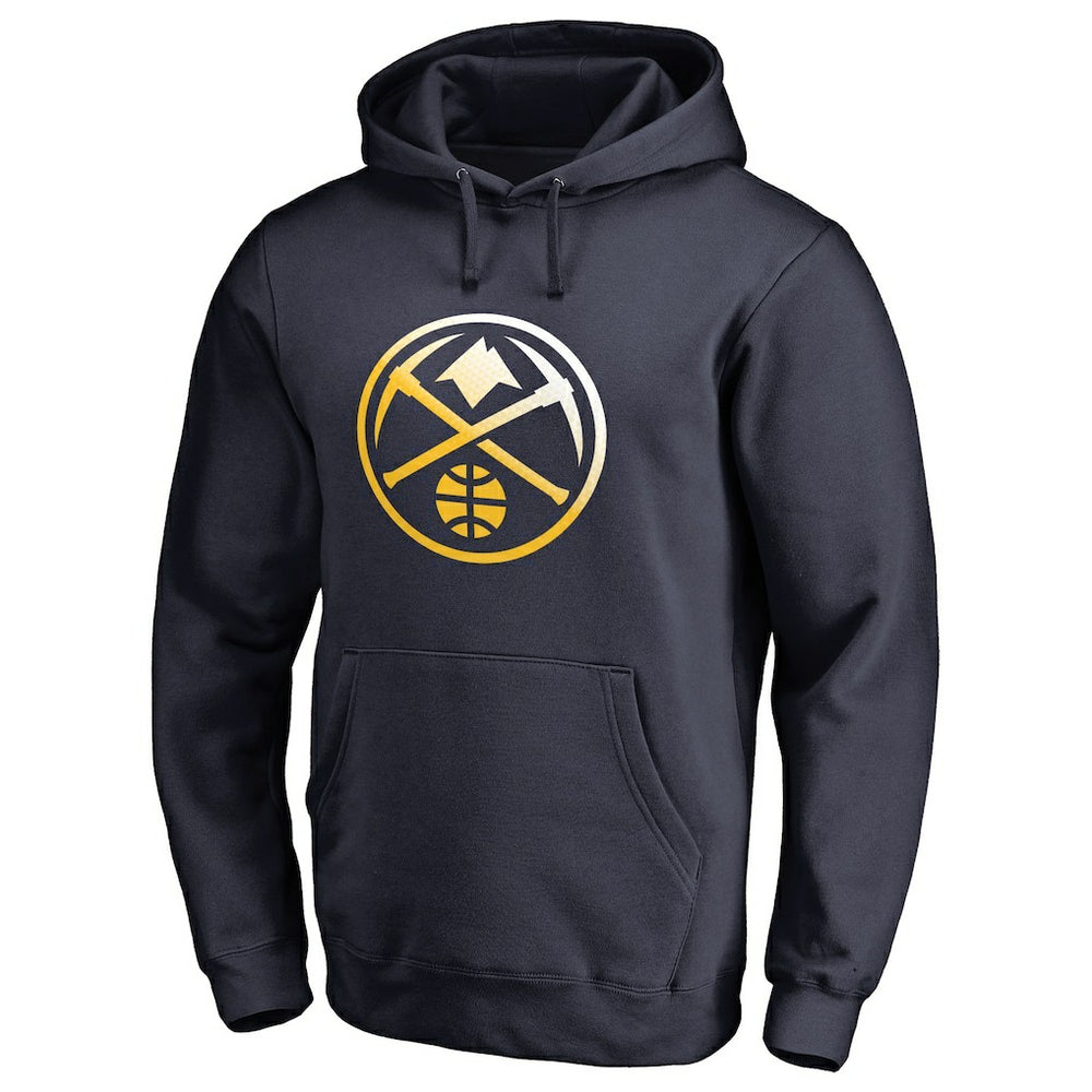 Denver Nuggets Gradient Logo Pullover Hoodie Navy - NBA