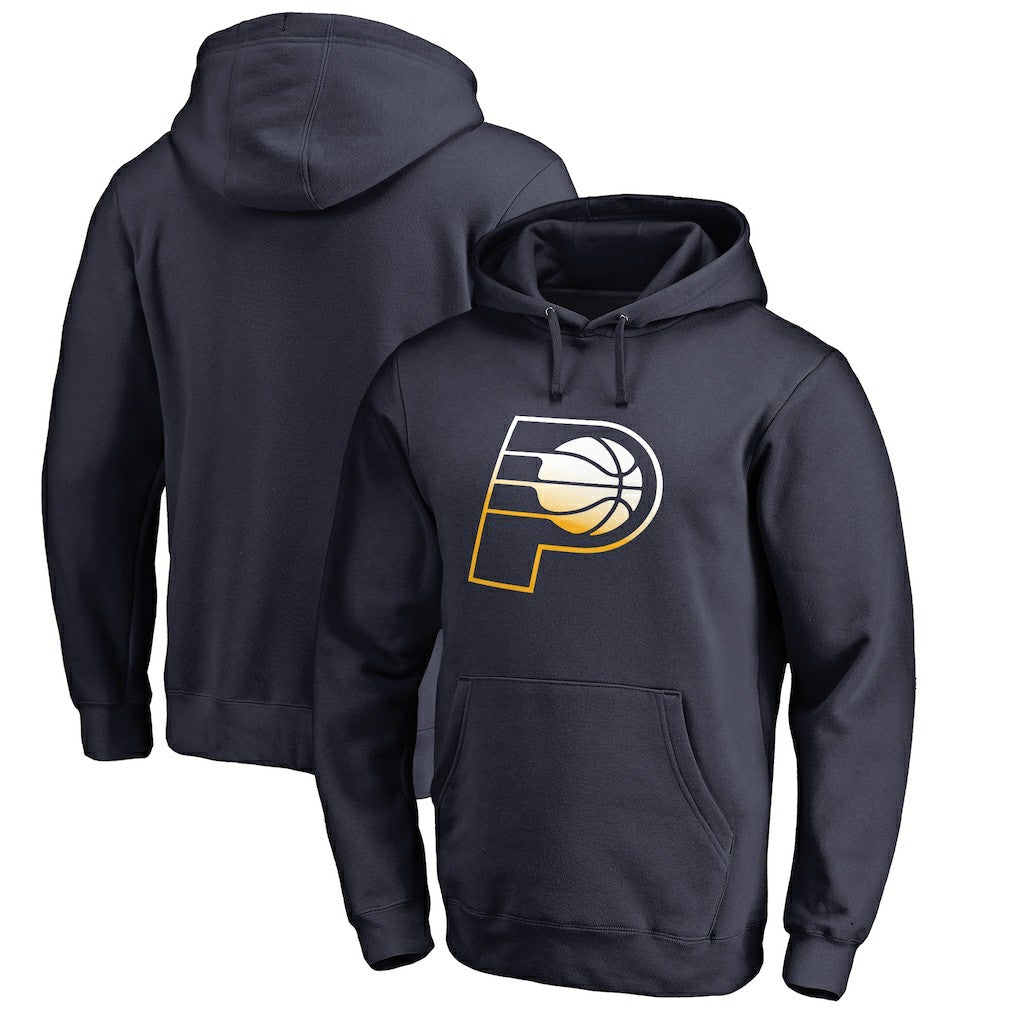 Indiana Pacers Gradient Logo Pullover Hoodie Navy - NBA