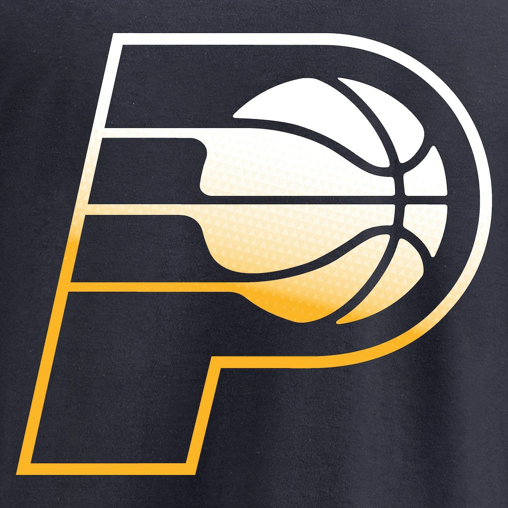 Indiana Pacers Gradient Logo Pullover Hoodie Navy - NBA