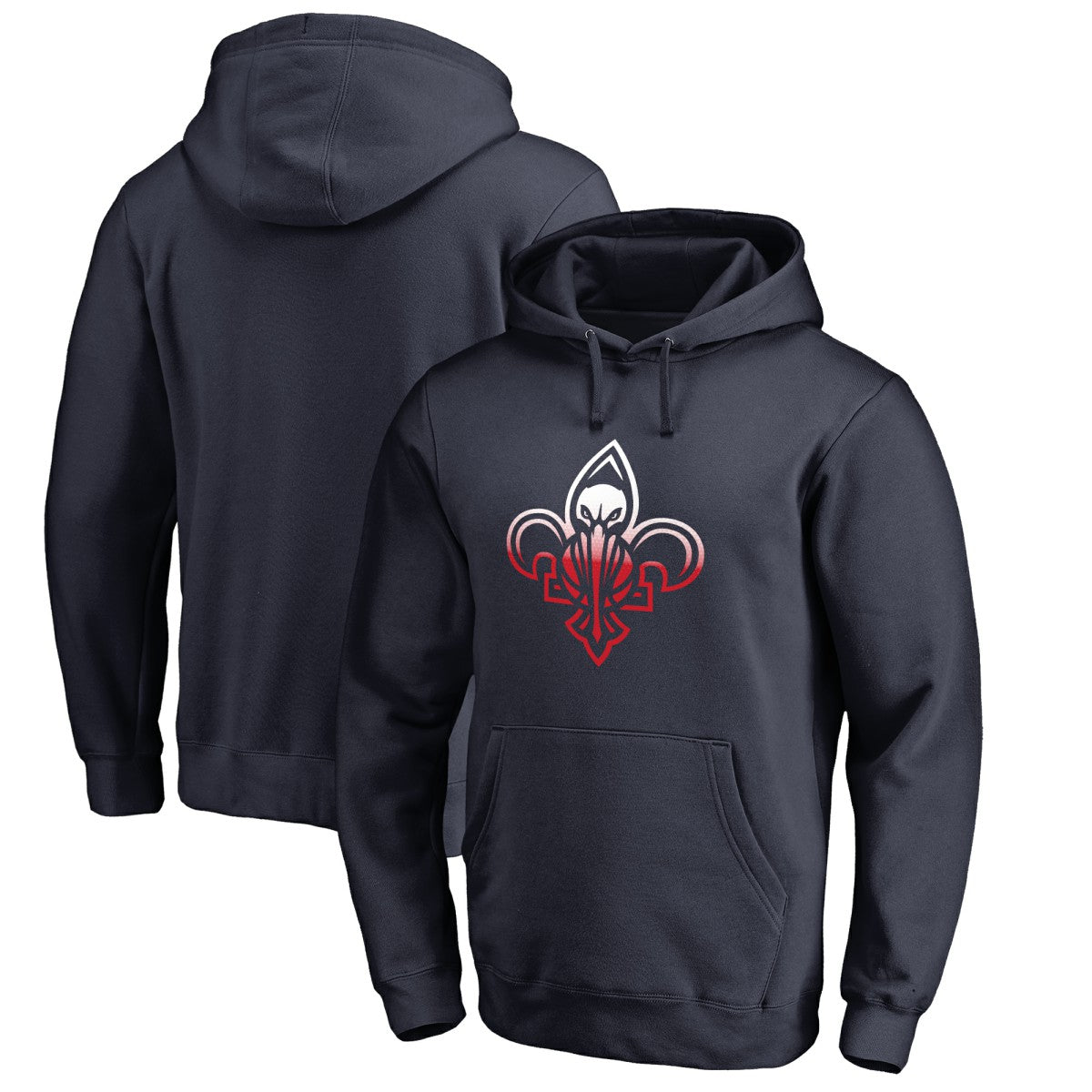 New Orleans Pelicans Gradient Logo Pullover Hoodie Navy - NBA