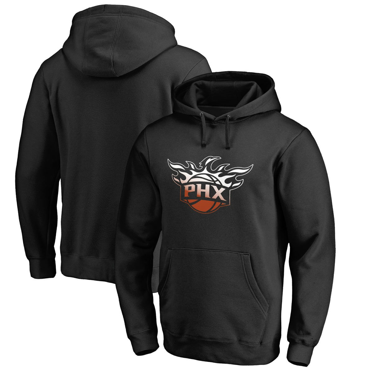 Phoenix Suns Gradient Logo Pullover Hoodie Black - NBA