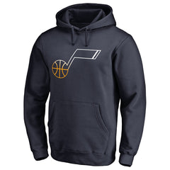 Utah Jazz Gradient Logo Pullover Hoodie Navy - NBA