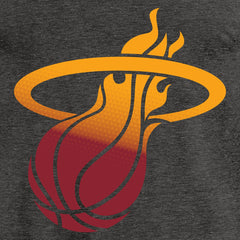 Miami Heat Gradient Logo Long Sleeve T-Shirt Black - NBA
