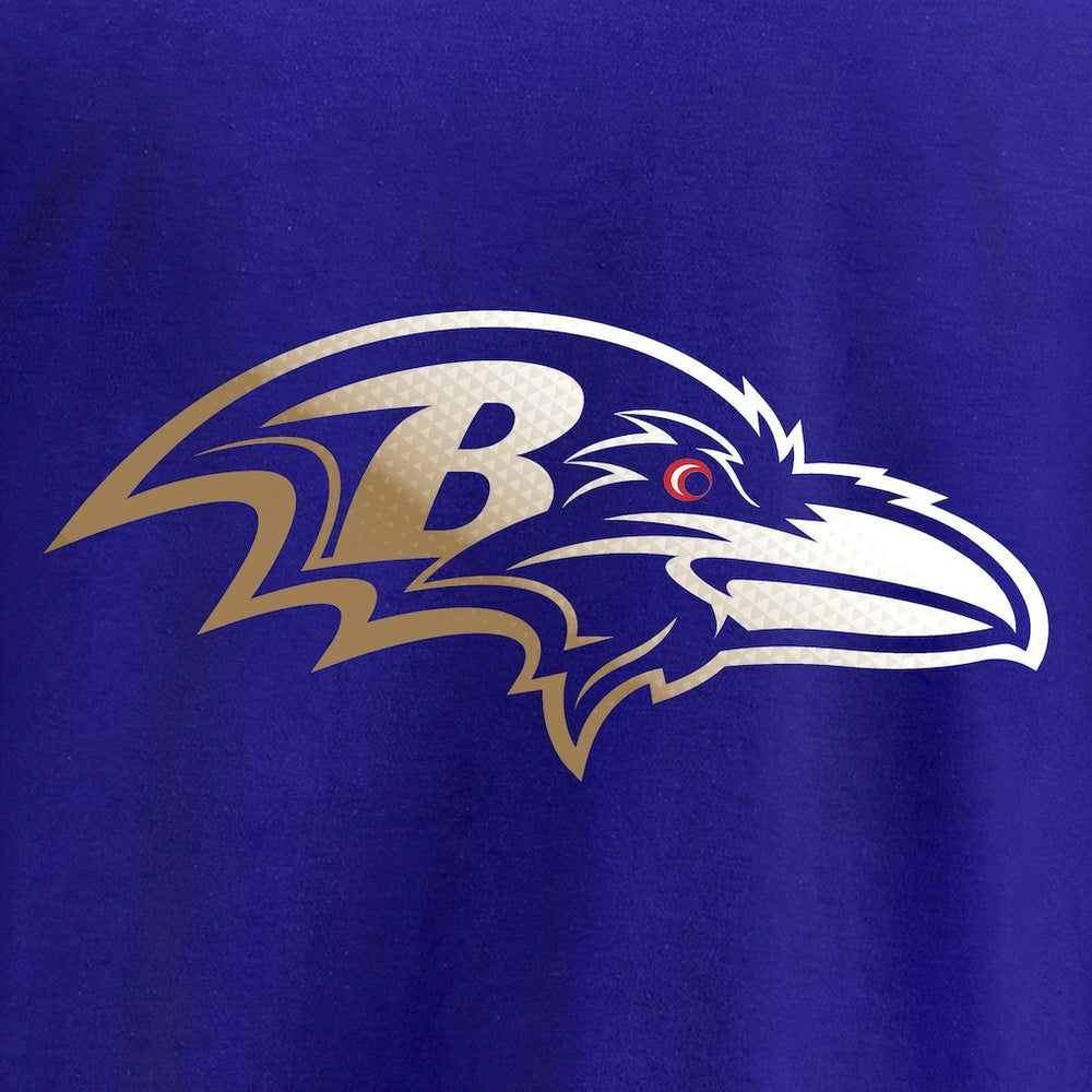 Baltimore Ravens Gradient Logo T-Shirt Black | NFL