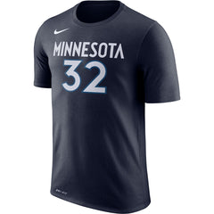 Karl-Anthony Towns Minnesota Timberwolves Name & Number Performance T-Shirt Blue - NBA