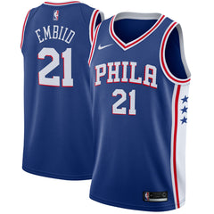 Joel Embiid Philadelphia 76ers Swingman Jersey Royal Icon Edition - NBA