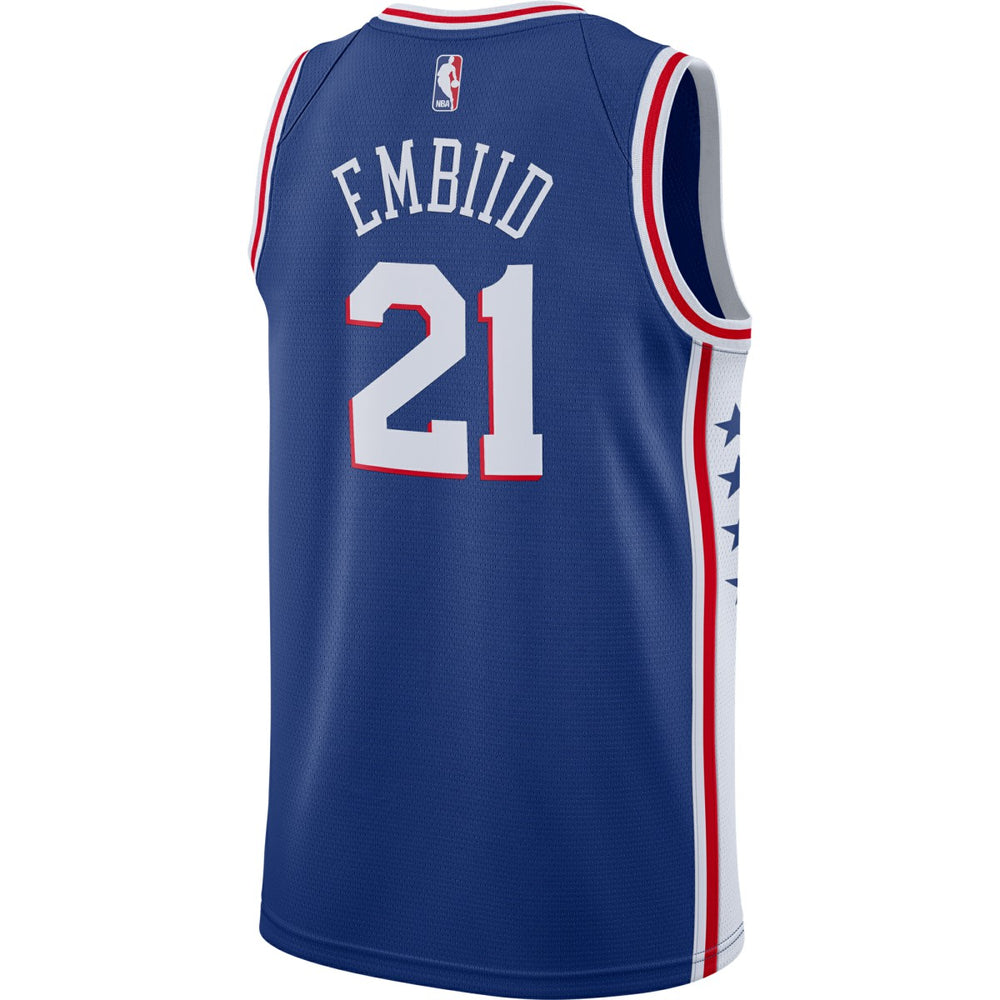 Joel Embiid Philadelphia 76ers Swingman Jersey Royal Icon Edition - NBA