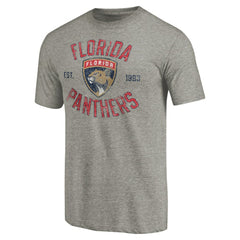 Florida Panthers Heritage Tri-Blend T-Shirt - Ash - NHL