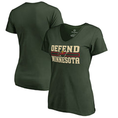 Minnesota Wild Women's Hometown Collection Defend T-Shirt - Green - NHL