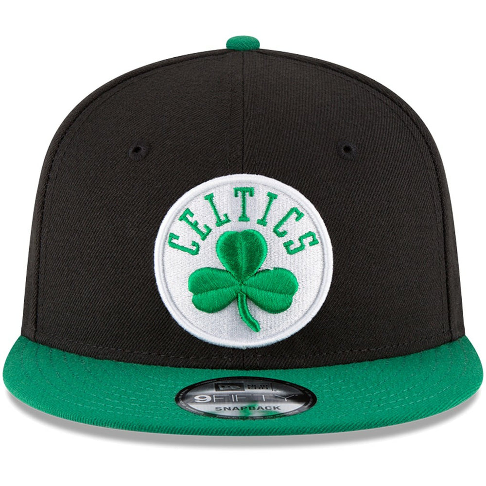 Boston Celtics 2-Tone 9FIFTY Adjustable Snapback Hat Black/Kelly Green - NBA