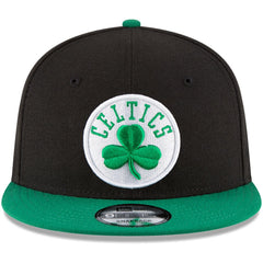 Boston Celtics 2-Tone 9FIFTY Adjustable Snapback Hat Black/Kelly Green - NBA