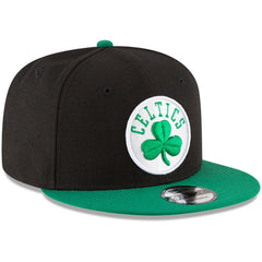 Boston Celtics 2-Tone 9FIFTY Adjustable Snapback Hat Black/Kelly Green - NBA