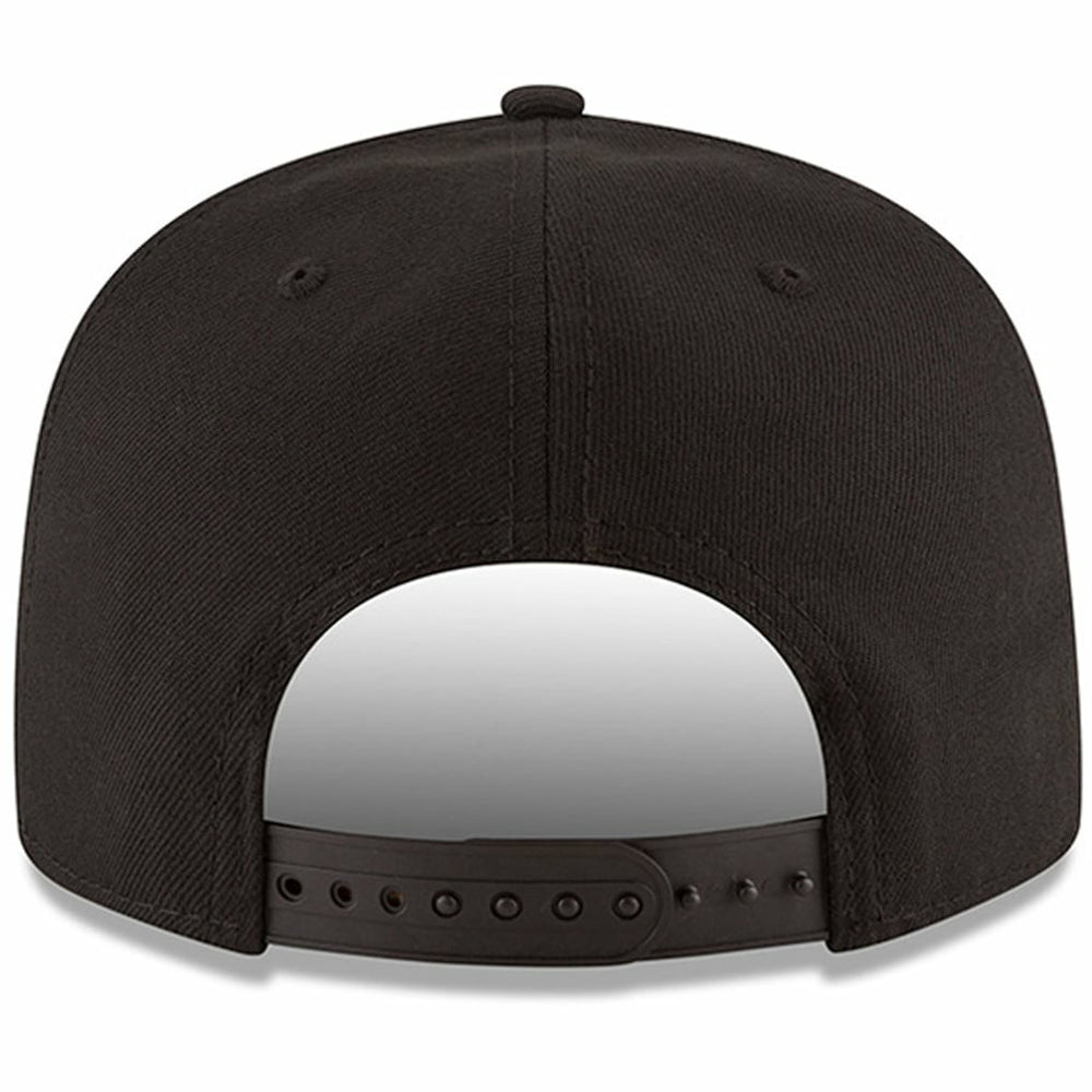 Atlanta Hawks Black & White Logo 9FIFTY Adjustable Snapback Hat Black - NBA