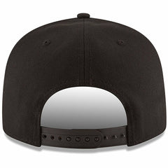 Atlanta Hawks Black & White Logo 9FIFTY Adjustable Snapback Hat Black - NBA