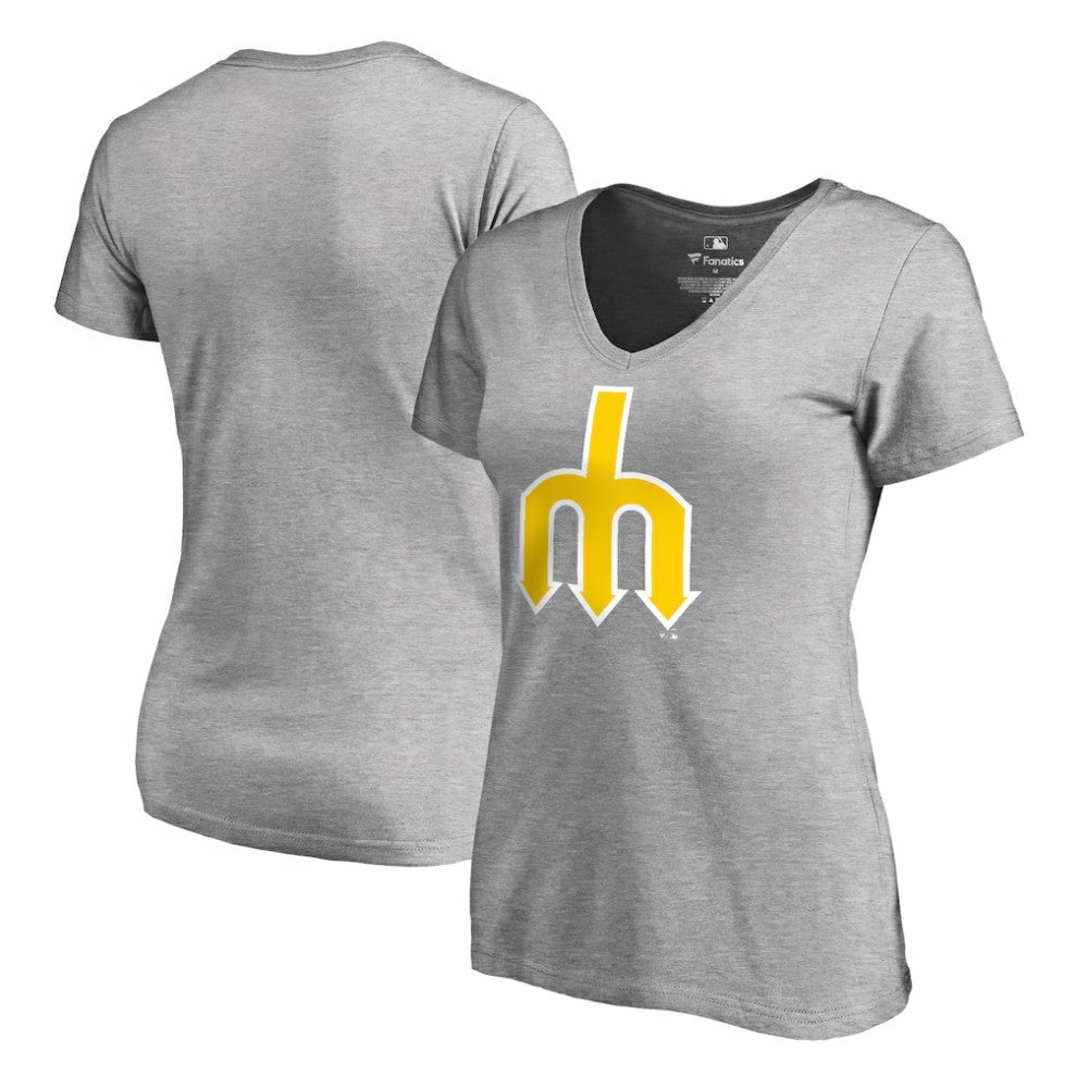 Seattle Mariners Women's Cooperstown Collection Forbes V-Neck T-Shirt - MLB