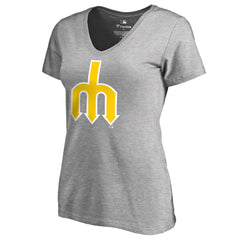 Seattle Mariners Women's Cooperstown Collection Forbes V-Neck T-Shirt - MLB