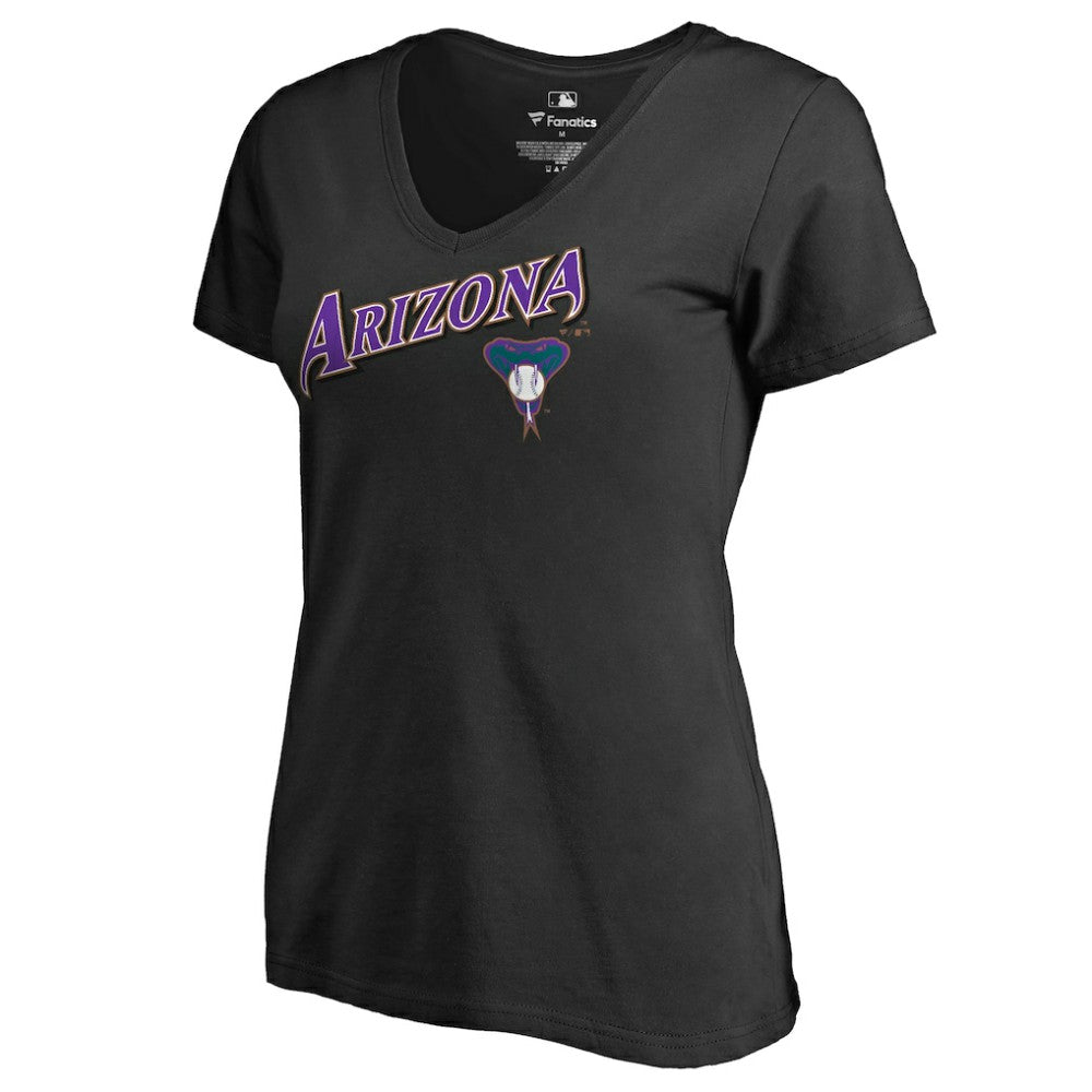 Arizona Diamondbacks Women's Core Wahconah V-Neck T-Shirt - MLB