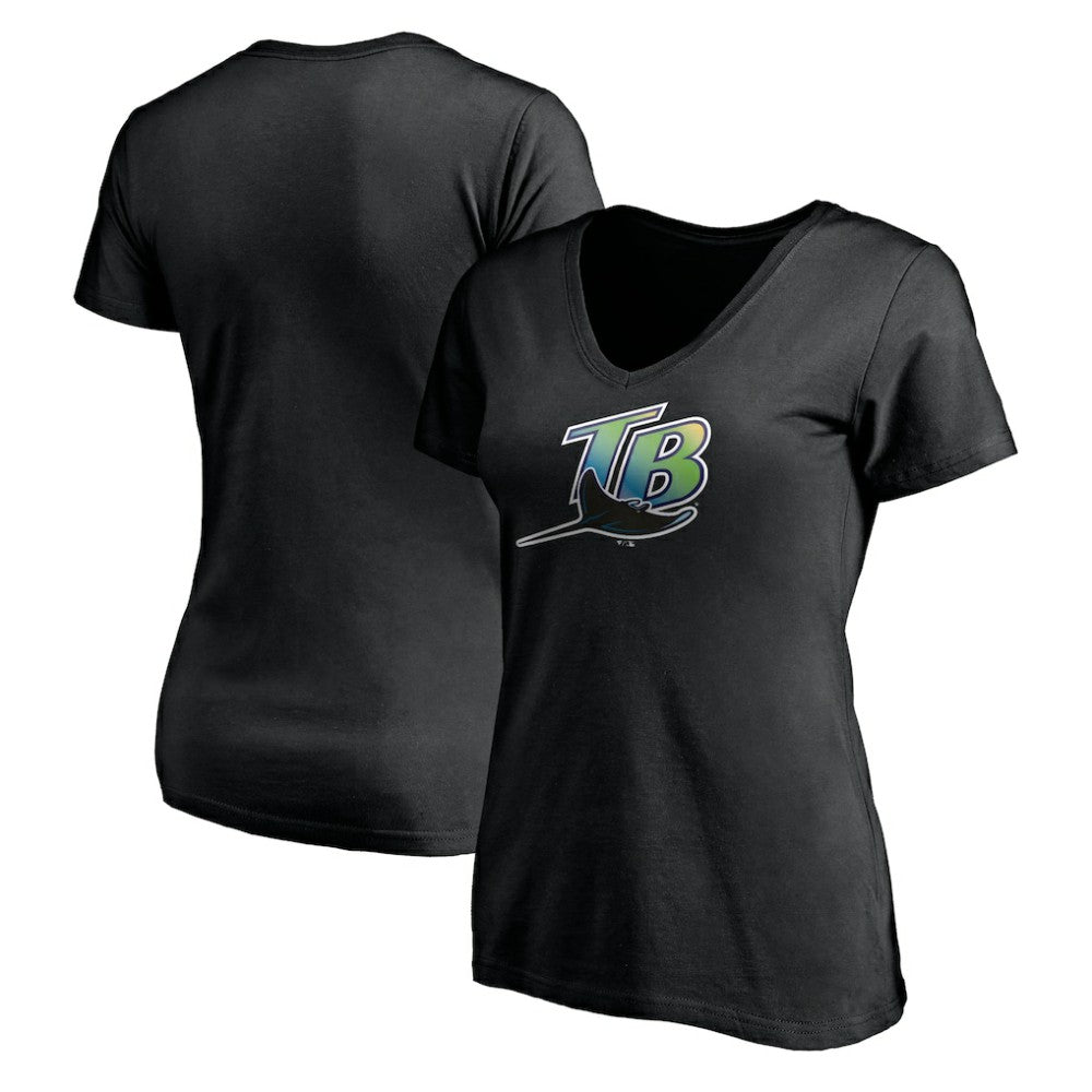 Tampa Bay Rays Women's Core Wahconah V-Neck T-Shirt - MLB