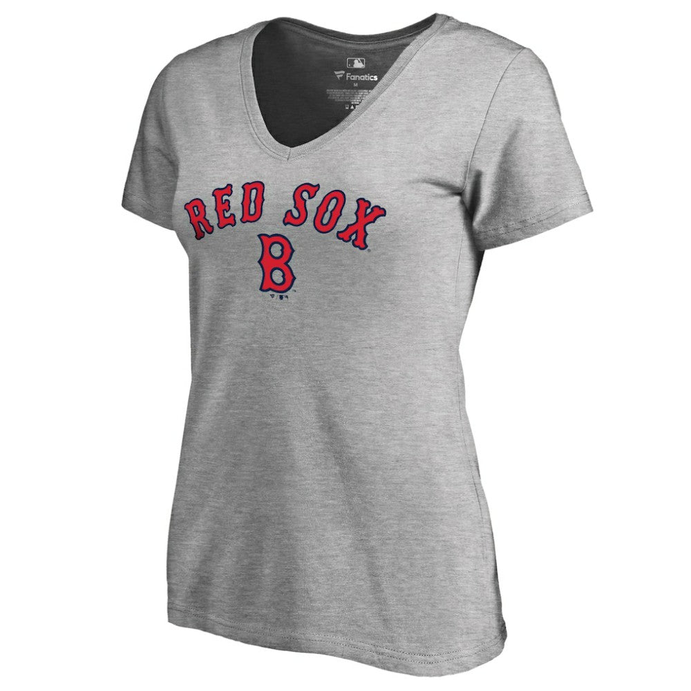 Boston Red Sox Women's Core Wahconah V-Neck T-Shirt - MLB