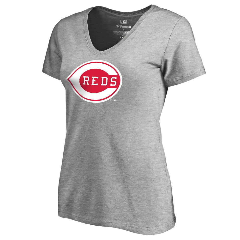 Cincinnati Reds Women's Core Wahconah V-Neck T-Shirt - MLB