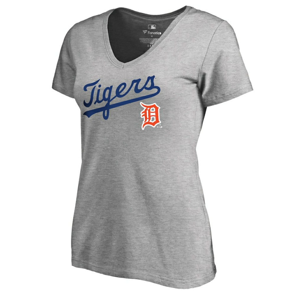 Detroit Tigers Women's Core Wahconah V-Neck T-Shirt - MLB
