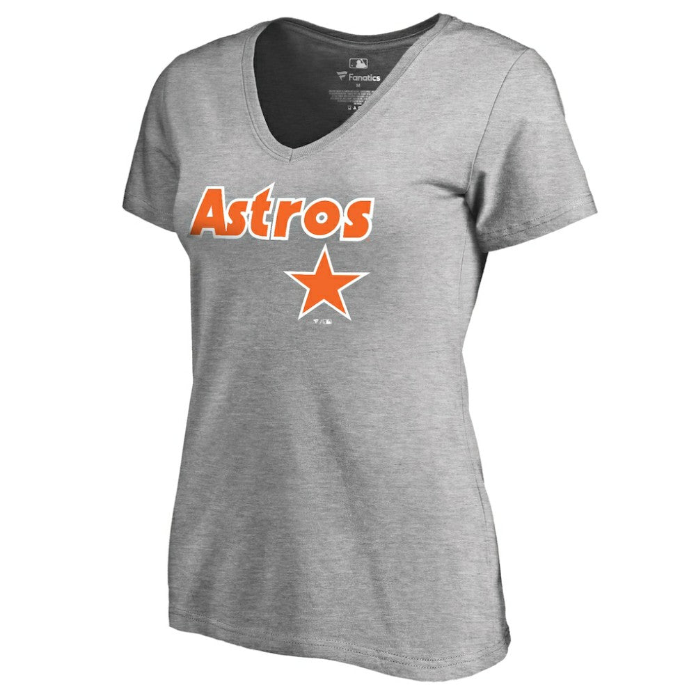 Houston Astros Women's Core Wahconah V-Neck T-Shirt - MLB