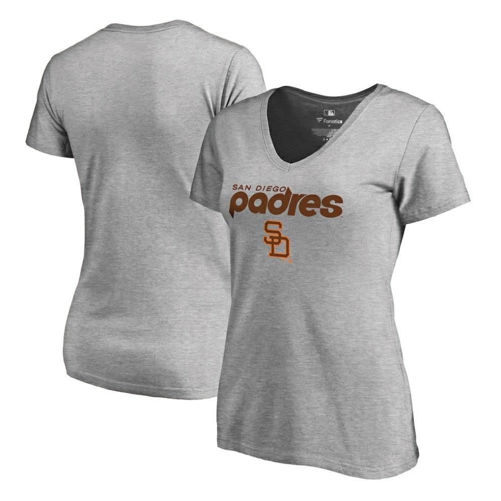 San Diego Padres Women's Core Wahconah V-Neck T-Shirt - MLB
