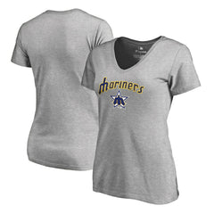 Seattle Mariners Women's Core Wahconah V-Neck T-Shirt - MLB