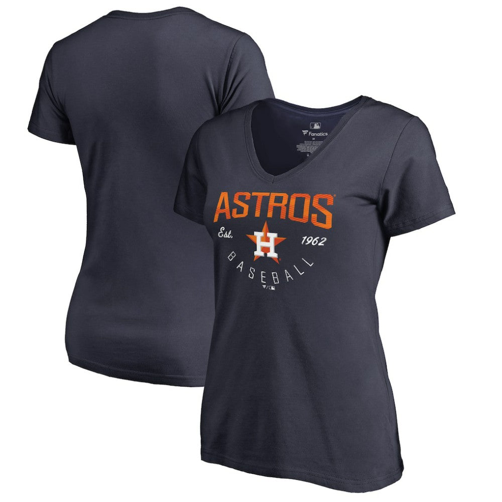 Houston Astros Women's Live For It V-Neck T-Shirt - MLB