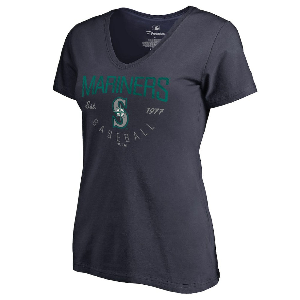 Seattle Mariners Women's Live For It V-Neck T-Shirt - MLB