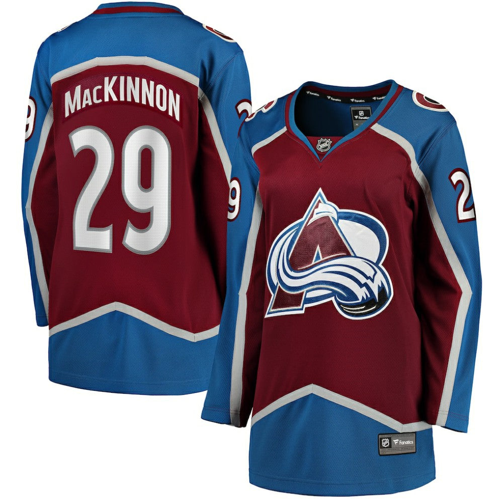 Nathan MacKinnon Colorado Avalanche Fanatics Women's Home Breakaway Jersey - Maroon - NHL