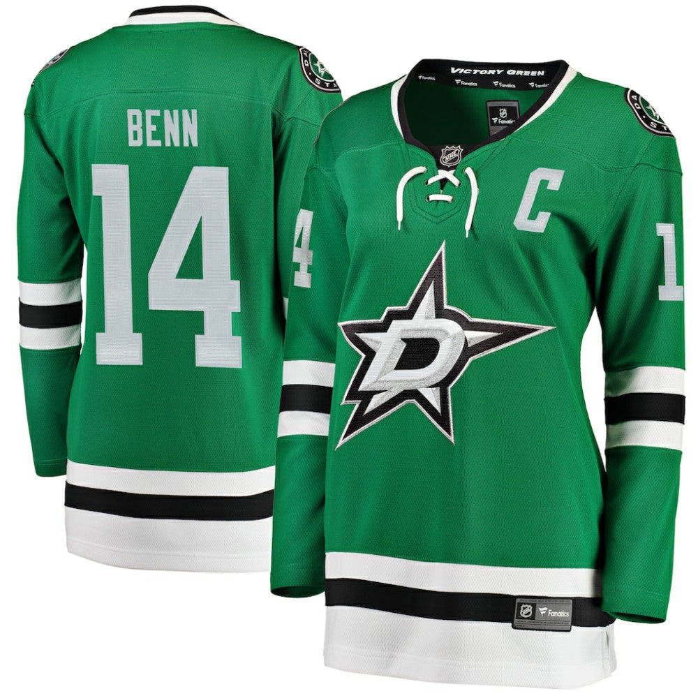 Jamie Benn Dallas Stars Fanatics Women's Home Breakaway Jersey - Green - NHL